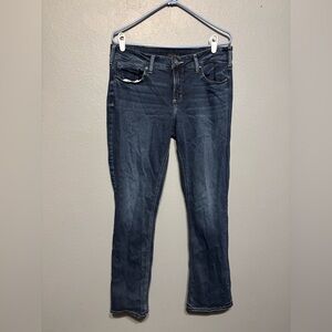 Silver Jeans Dark Indigo Straight Leg Women's Jeans